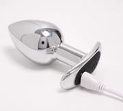 SML Vibrating Anal Plug Remote Control Metal Wearable Anal Beads Butt Plug Insert Ass Vaginal Prostate Massager Sex Toy Dildo_img_3