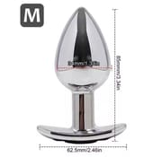 SML Vibrating Anal Plug Remote Control Metal Wearable Anal Beads Butt Plug Insert Ass Vaginal Prostate Massager Sex Toy Dildo_img_5