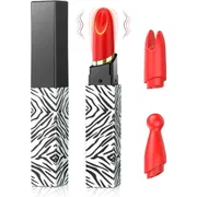 Mini Lipstick Bullet Vibrator 3 Replacement Heads Vibrating Massger Nipple Clit Stimulator Sex Toys for Women Couple Portable_img_0