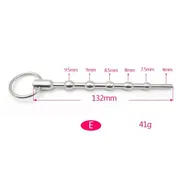 Stainless Steel Male Urethral Catheter Penis Beads Plug Stimulation Urethral Dilator Sounding Horse Eye Stimulator Men Sex Toy_img_5