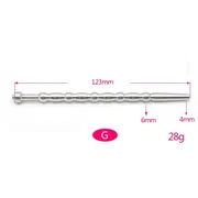 Stainless Steel Male Urethral Catheter Penis Beads Plug Stimulation Urethral Dilator Sounding Horse Eye Stimulator Men Sex Toy_img_7