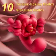 3in1 Tongue Licking Vibrator for Women G spot Clitoral Stimulator Dildo Vagina Massager Female Masturbation Adult Sex Toy_img_5