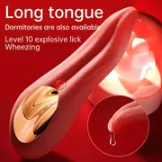 Tongue Licking Vibrator Female Powerful G-Spot Vagina Massager Dildo Thrusting Swing Clitoris Stimulator Women Sex Toy for Adult_img_2