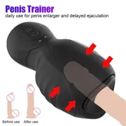 125mm Automatic Glans Sucking Vibrators Male Masturbator Vaginal For Men Penis Enlarger Cock Exerciser Sucker Sucks Sex Toys 18_img_4