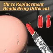 Mini Lipstick Bullet Vibrator 3 Replacement Heads Vibrating Massger Nipple Clit Stimulator Sex Toys for Women Couple Portable_img_4