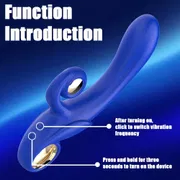 3 in 1 G-spot Rabbit Vibrator for Women 10 Modes Vibrating Dildo Nipple Anal Clitoral Vagina Massager Adult Sex Toy for Couples_img_6