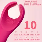 Vibrating Cock Ring Clitoral Stimulator Testicle Massager Pleasure 10 Vibrations Penis Ring Vibrator Couples Adult Sex Toys 18+_img_4
