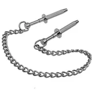 Stainless Steel Nipple Milk Clips with Metal Chain Breast Labia Clip Sex Slaves Nipple Clamps Bdsm Bondage Sex Toys For Couples_img_3