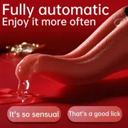 Tongue Licking Vibrator Female Powerful G-Spot Vagina Massager Dildo Thrusting Swing Clitoris Stimulator Women Sex Toy for Adult_img_1