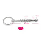 Stainless Steel Male Urethral Catheter Penis Beads Plug Stimulation Urethral Dilator Sounding Horse Eye Stimulator Men Sex Toy_img_8