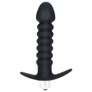 Anal Butt Plug Dildo Vibrator Prostate Massage Bead Single Vibration Modes Stimulator Butt Plug Sex Toy for Men Women Couples_img_3
