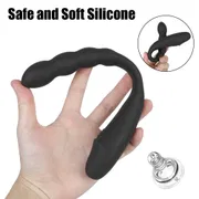 2 In 1 Dildo Anal Plug Vibrators For Women Nipple Clit Clamps Butt Dilator Female Masturbator Cordless Sex Toys Adults 18 Erotic_img_1