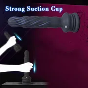 Remote Control Anal Vibrator Male Prostate Massager Wriggling Rotating Vibrating Anal Beads Adult Sex Toys with Suction Cup_img_1