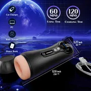 Automatic Male Sucking Masturbator LCD Display Masturbation Cup With 9 Vibrating Mode Pocket Pussy Adult Sex Toys for Man_img_1