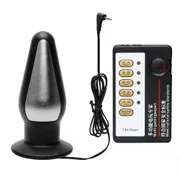 51mm Big Anal Plug for Women Dildo Vaginal Ball Electric Shock Stimulator Men Butt Dilator Medical Sex Toys Couples Erotic Goods_img_4