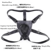 PU/Real Leather Sexy Panties BDSM Bondage Restraints Penis Cock Cage Male Chastity Devices Belt Erotic Sexy Toys_img_5