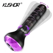 Anal Vibrator Male Prostate Massager Vibrating Rotating Butt Plug Anal Dildo Buttplug Adult Sex Toy for Women Men Gay_img_0