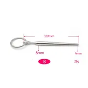 Stainless Steel Male Urethral Catheter Penis Beads Plug Stimulation Urethral Dilator Sounding Horse Eye Stimulator Men Sex Toy_img_2