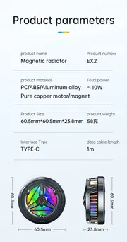 Plextone EX2 8w Mobile Phone Cooler Fan_img_30