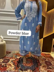Lucknow Stitched Tow Piece (Powder Blue)_img_0