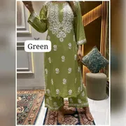 Lucknow Stitched Tow Piece (Light Green)_img_0