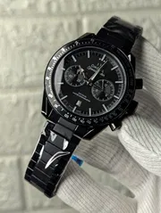 Omega Black Chronograph Watch_img_0