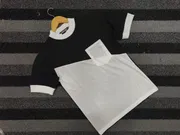 White & Black Contrast Drop-Sholder_img_1