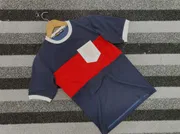 Nevy & Red Contrast Drop-Sholder_img_0