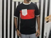 Nevy & Red Contrast Drop-Sholder_img_1