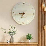 Luxury Wooden Hanging Wall Clock – Quiet Movement, Modern Minimalist Home Décor Clock_img_0