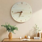 Luxury Wooden Hanging Wall Clock – Quiet Movement, Modern Minimalist Home Décor Clock_img_1