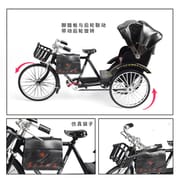 Classic Alloy Three-Wheel Rickshaw – Handmade Retro Tricycle Model for Collectors & Decorative Display_img_7