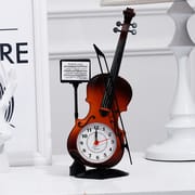 Creative Violin Model Digital Clock – Novelty Ornament for Bedroom, Kids & Adults Gift_img_0