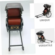 Vintage Rickshaw Model – Retro Handmade Metal Sculpture for Decoration_img_4