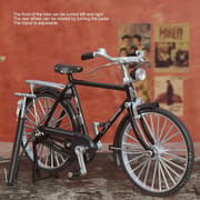 Decorative Bicycle Model – Alloy Miniature Table Ornament, Vintage Style Home Decoration_img_0