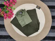 Olive green shirt with Olive formal pant combo_img_0