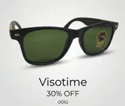 Visotime Classic Matte Black Sunglasses with Gold Accents and G-15 Green Lenses_img_1