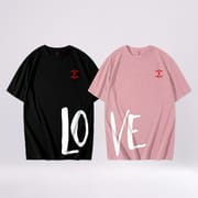 Premium Couple Drop Shoulder T-Shirt_img_0