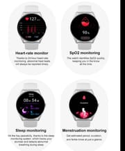 QCY Watch GT Smart Watch Retina AMOLED Display- Black Color_img_1