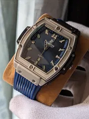 Hublot Blue Square Quartz Watch_img_0