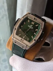 Hublot Green Square Quartz Watch_img_0