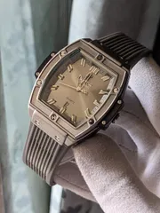 Hublot Grey Square Quartz Watch_img_1