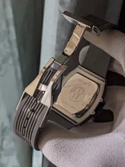 Hublot Grey Square Quartz Watch_img_3