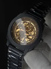 Fossil Matte Black Mechanical Watch_img_0
