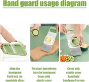 5-in-1 Multifunctional Vegetable Cutter & Slicer – Stainless Steel Blades_img_5