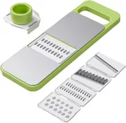 5-in-1 Multifunctional Vegetable Cutter & Slicer – Stainless Steel Blades_img_0