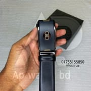ferragamo Premium Quality Original Leather Gear Belt_img_1