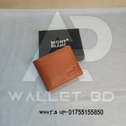 Mont Blanc Original Leather Wallet For Men_img_0