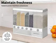 6-in-1 Grain & Cereal Dispenser – Large Capacity, One-Click Rice & Grain Storage_img_4
