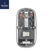 Trendy Hot Selling WIWU Crystal Transparent Wireless Mouse_img_0
